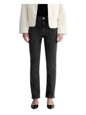 Everlane Original Cheeky Jean 27 Crop in Black